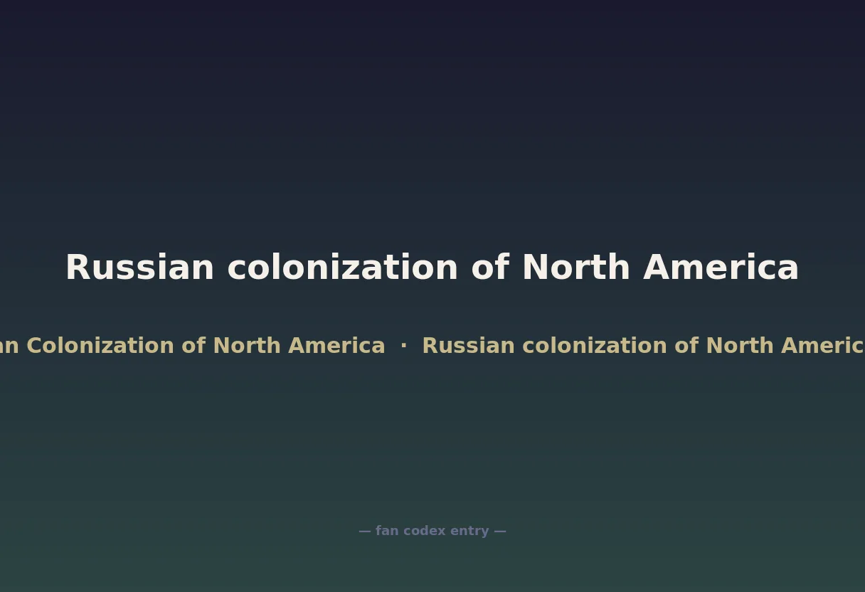 Russian colonization of North America